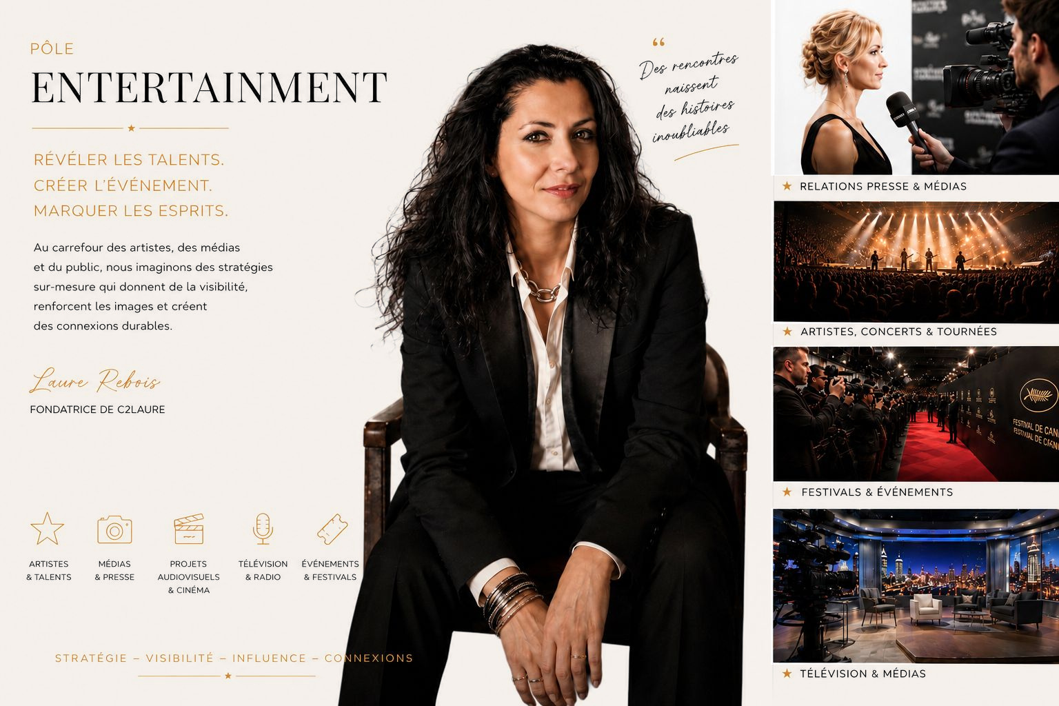 Pôle entertainment — révéler les talents, créer l'événement, marquer les esprits